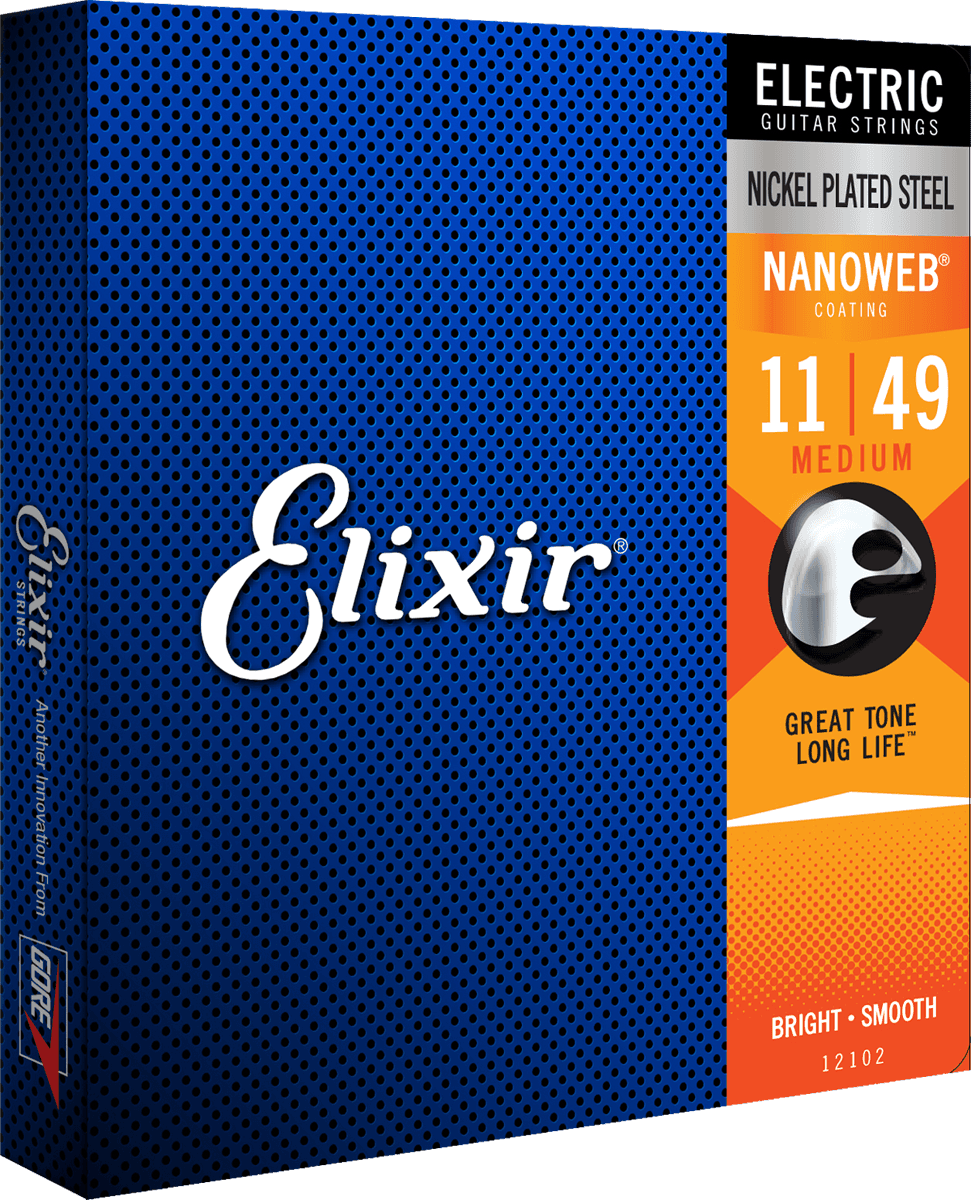 Elixir Nanoweb Gitarrensaiten (Medium, 11-49)