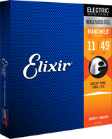 Elixir Nanoweb Guitar Strings (Medium 11-49)