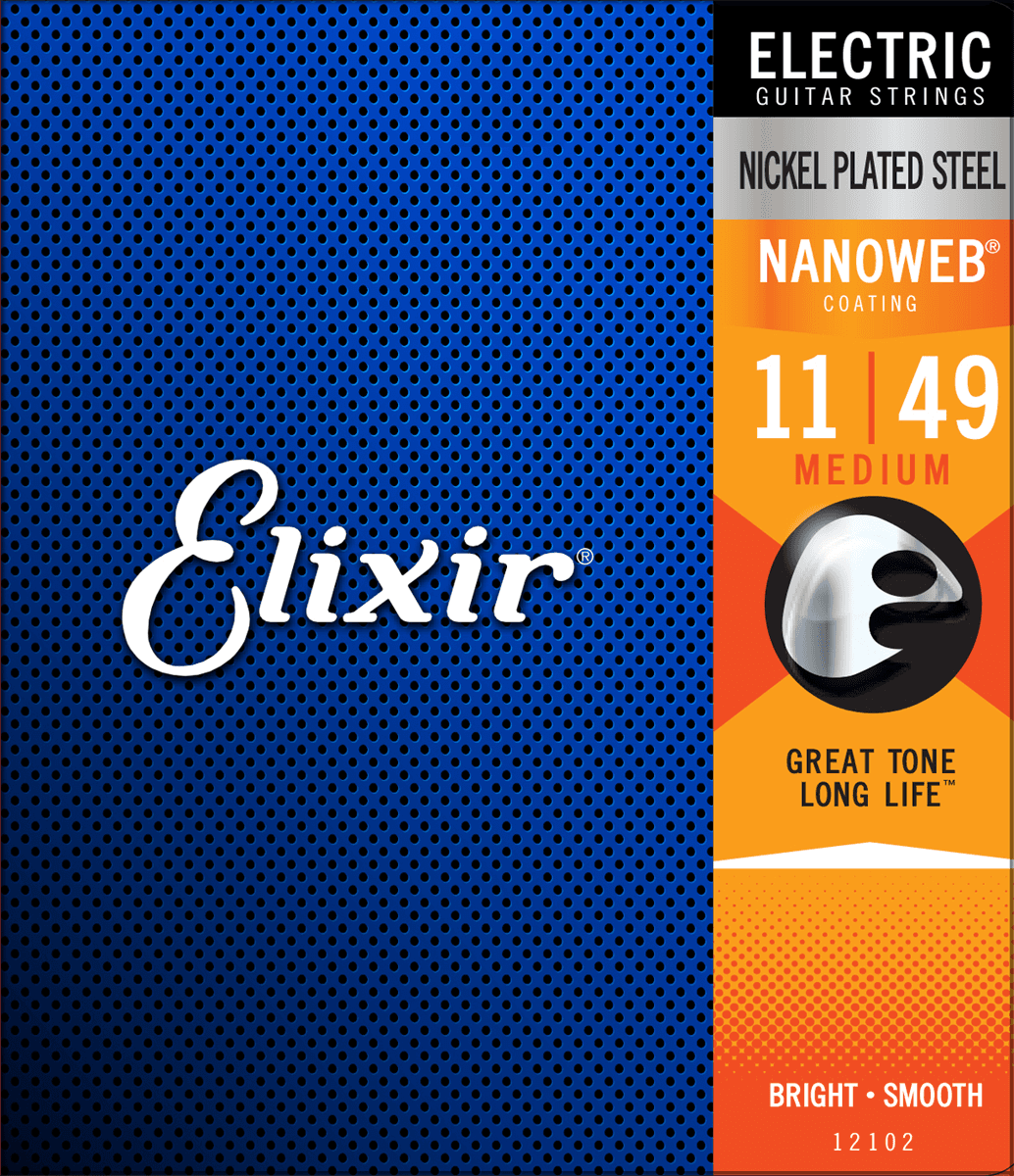 Elixir Nanoweb Gitarrensaiten (Medium, 11-49)