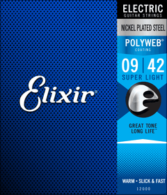 Elixir Polyweb Gitarrensaiten (Super Light, 09-42)