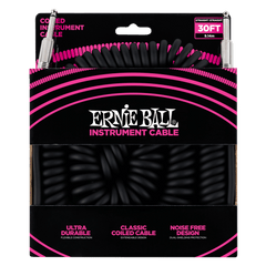 Ernie Ball 6044 Gitarren Kabel (Schwarz, 9m)