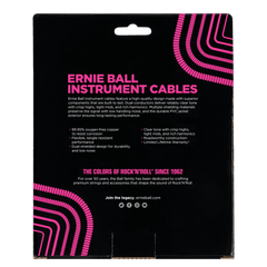 Ernie Ball 6044 Gitarren Kabel (Schwarz, 9m)