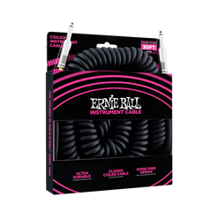 Ernie Ball 6044 Gitarren Kabel (Schwarz, 9m)
