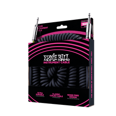 Ernie Ball 6044 Gitarren Kabel (Schwarz, 9m)