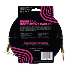 Ernie Ball 6058 Gitarren Kabel (Schwarz, 7,5m)