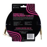 Ernie Ball 6058 Guitar Cable (Black, 7.5m)