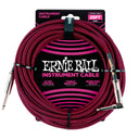 Ernie Ball 6062 Gitarren Kabel (Schwarz, Rot, 7,5m)