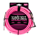 Ernie Ball 6078 Gitarren Kabel (Pink, 3m)