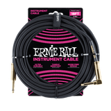 Ernie Ball 6086 Gitarren Kabel (Schwarz, 5,4m)