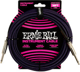 Ernie Ball 6395 Instrumentenkabel 5,4 M (18 ft) - Black & Pur