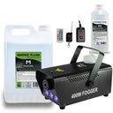 Marconi RGB Nebelmaschine (400 W, Sort) Bundle