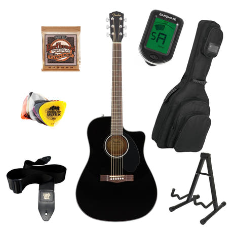 Fender CD-60SCE Startpaket (Schwarz)