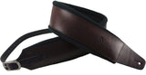 Profile FPB05 Pro Italian Leather Gitarren Gurt - Dark Brown