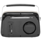 Madison Retro Radio mit Bluetooth, FM und DAB (Schwarz)