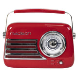 Madison Retro Radio mit Bluetooth und FM (Rot)
