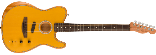 Fender Acoustasonic Player Telecaster E-Gitarre (Butterscotch Blonde)