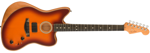 Fender American Acoustasonic Jazzmaster E-Gitarre (Tobacco Sunburst)