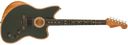 Fender American Acoustasonic Jazzmaster E-Gitarre (Tungsten)