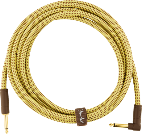 Fender Deluxe Gitarren Kabel Vinkelstik (Tweed, 3m)