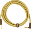 Fender Deluxe Instrument Cable, 3m, angled connector (Tweed)