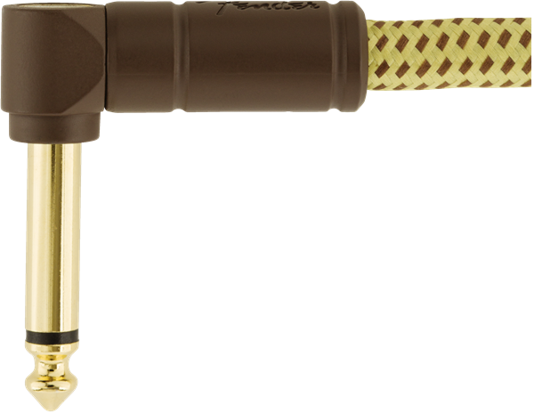 Fender Deluxe Gitarren Kabel Vinkelstik (Tweed, 3m)