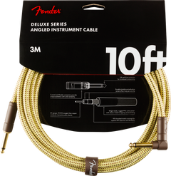 Fender Deluxe Gitarren Kabel Vinkelstik (Tweed, 3m)