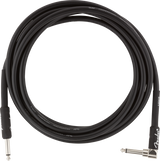 Fender Professional Gitarren Kabel Vinkelstik (Schwarz, 3m)
