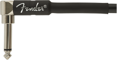 Fender Professional Gitarren Kabel Vinkelstik (Schwarz, 3m)
