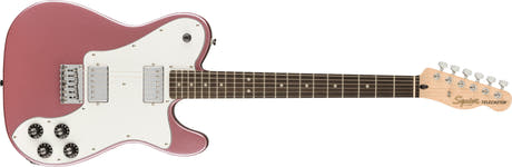 Fender Squier Affinity Telecaster Deluxe E-Gitarre (Burgundy Mist)