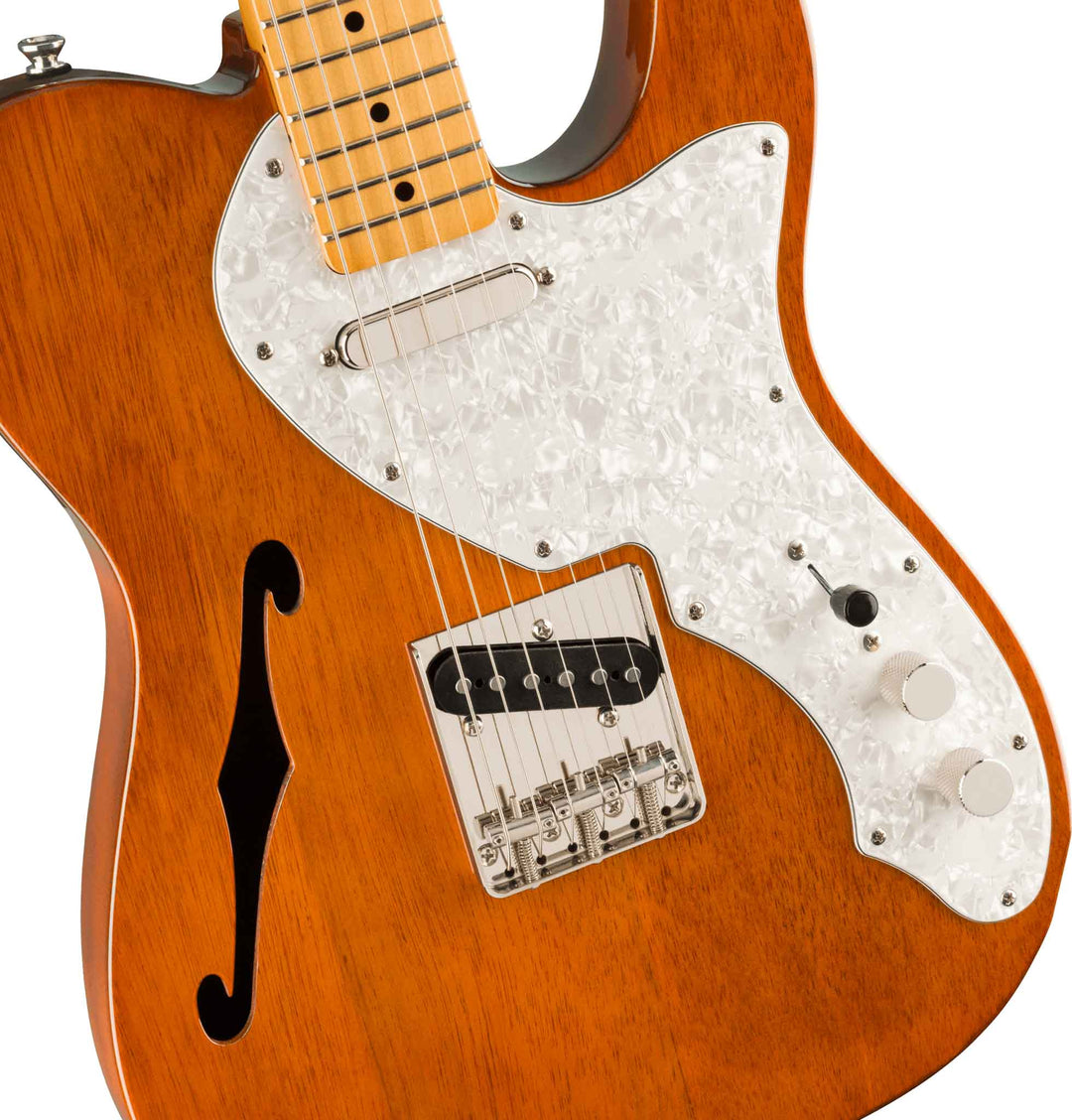 Fender Squier Classic Vibe '60s Custom Telecaster Thinline E-Gitarre (Natural)