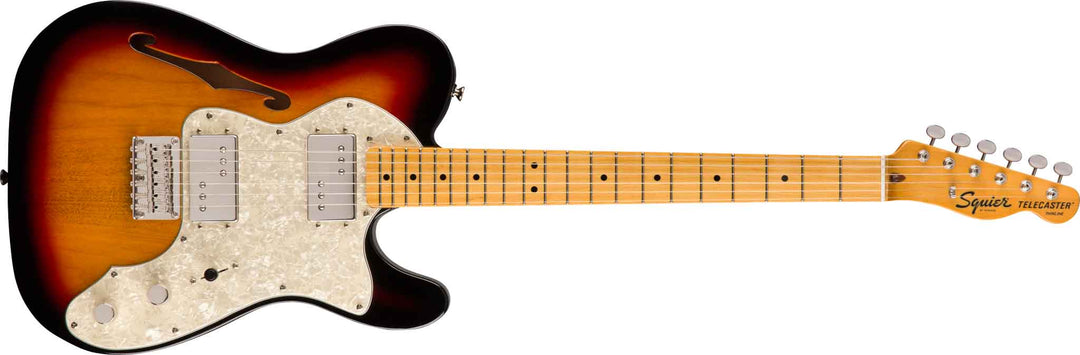 Fender Squier Classic Vibe '70s Custom Telecaster Thinline E-Gitarre (Sunburst)