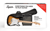 Fender Squier Sonic Stratocaster Electric Guitar Starter Kit (Sunburst)