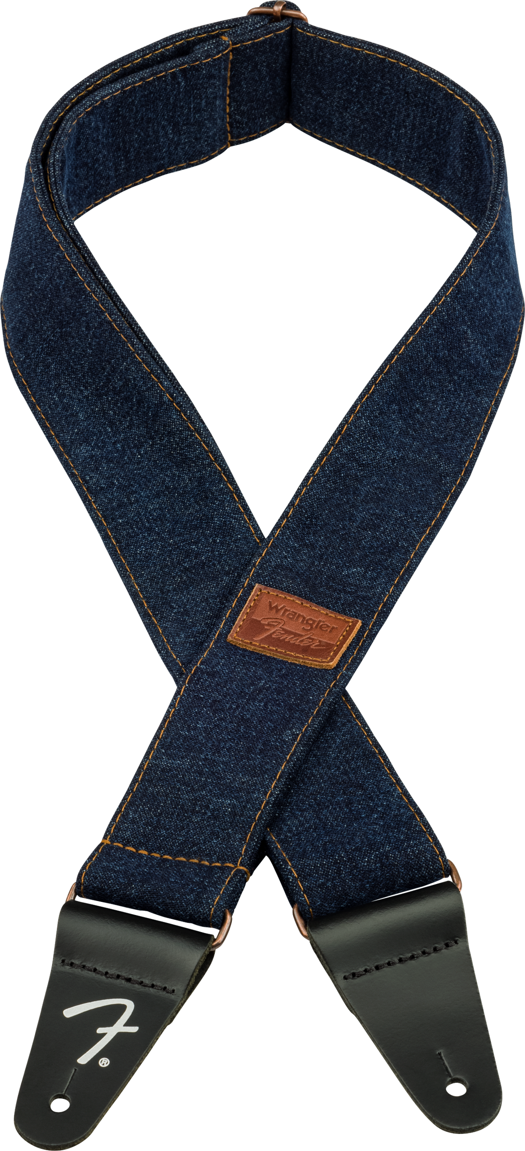 Fender x Wrangler Denim Gitarrenrem (Dark Indigo, 2")