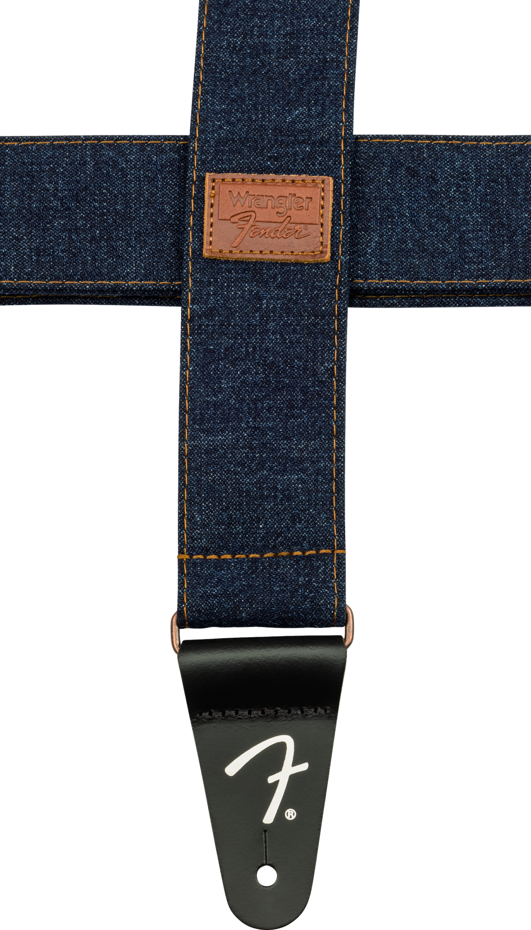 Fender x Wrangler Denim Gitarrenrem (Dark Indigo, 2")
