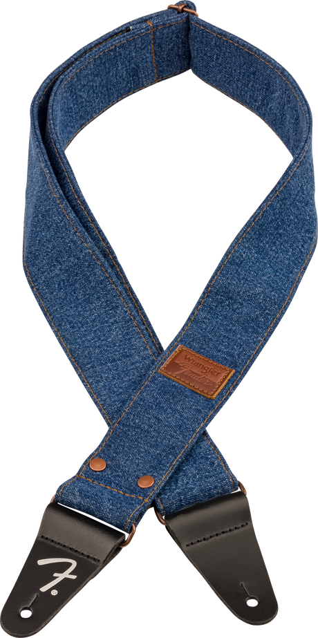 Fender x Wrangler Denim Gitarrenrem (Indigo, 2")