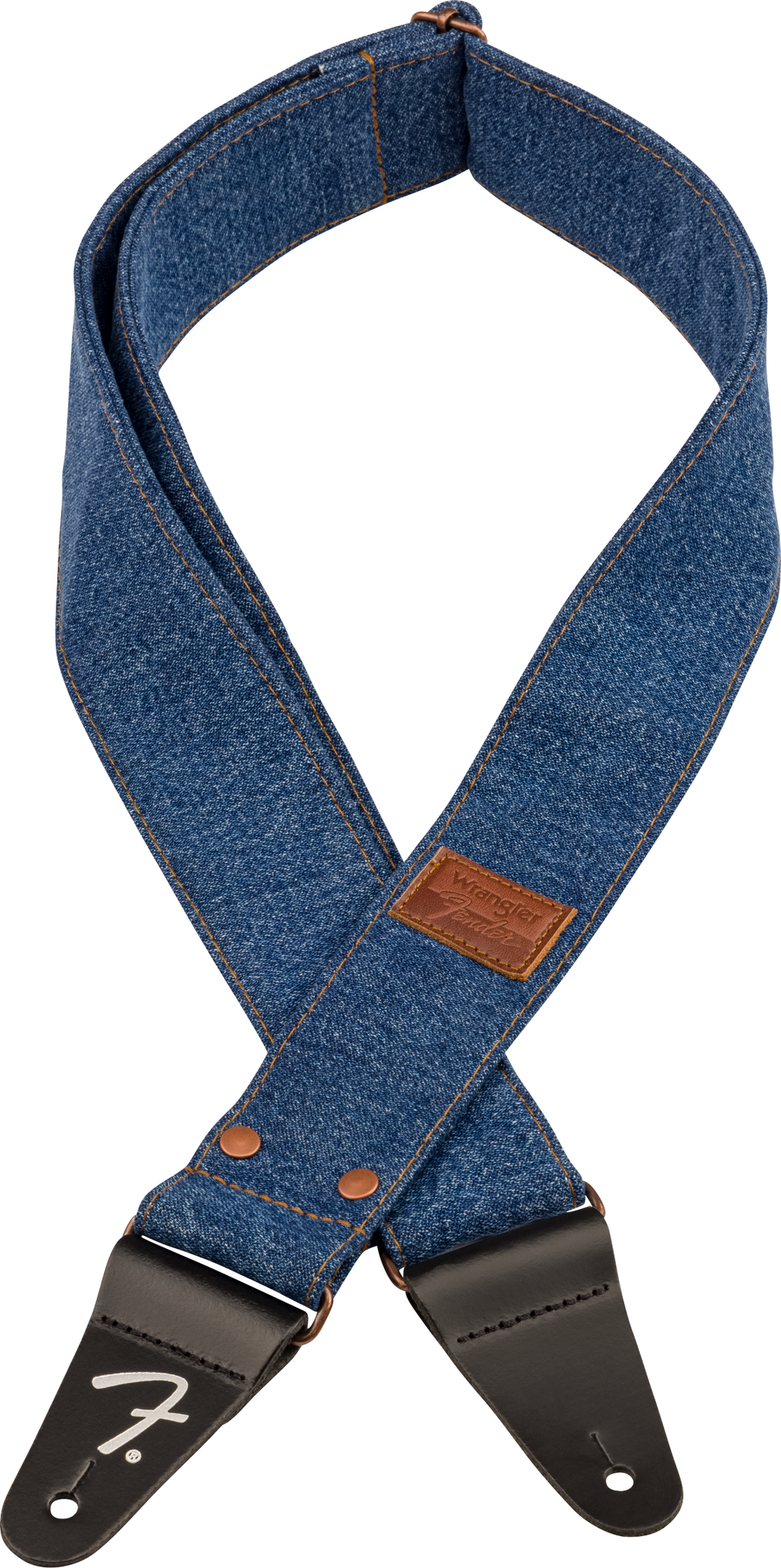 Fender x Wrangler Denim Gitarrenrem (Indigo, 2")