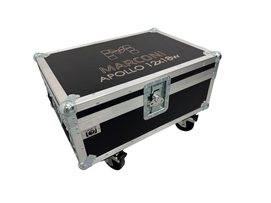 Marconi Flightcase für 4 X Apollo Batterielampe