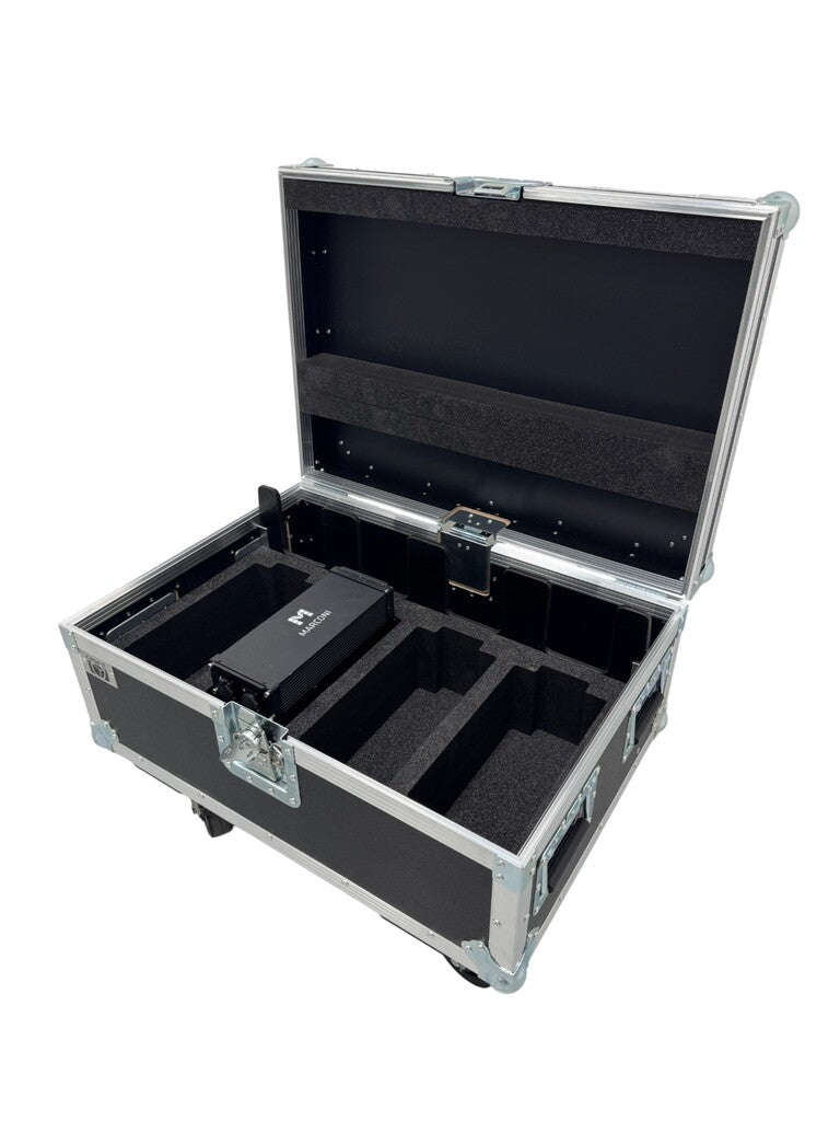 Marconi Flightcase für 4 X Apollo Batterielampe