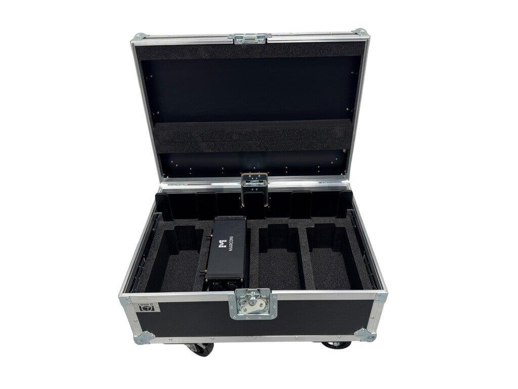 Marconi Flightcase für 4 X Apollo Batterielampe
