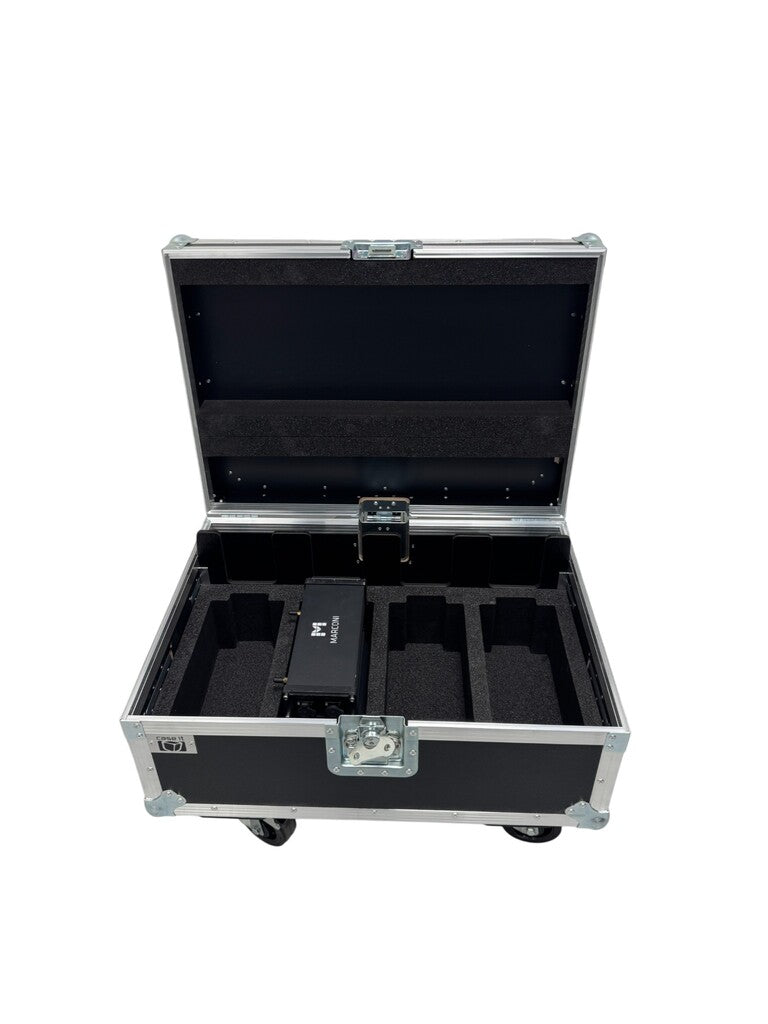 Marconi Flightcase für 4 X Apollo Batterielampe