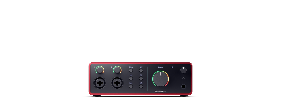 Focusrite Scarlett 4i4 4th Gen Audiointerfaces