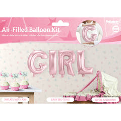 Folienballon Baby "Girl" (Pink)