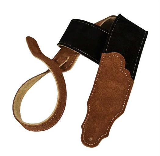 Franklin Gitarrenriemen - Sedona Suede Strap Series - Schwarz - FSS2-BK-RU