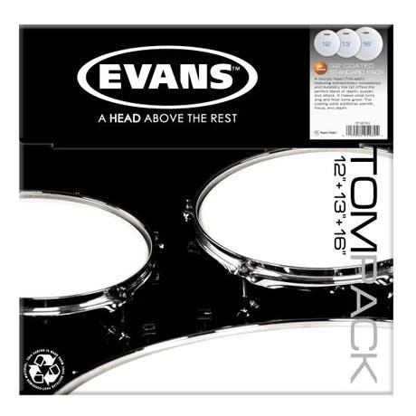 Evans G2 drumhead pack Standard Set Coated - 12", 13", 16"