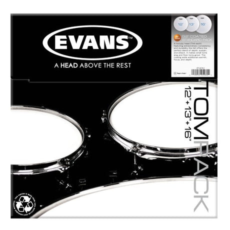 Evans G2 drumhead pack Standard Set Coated - 12", 13", 16"