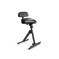 Gravity FM SEAT1 BR - Höhenverstellbarer Hocker mit Fuß- und Rückenlehne