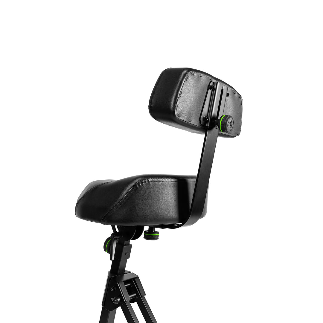 Gravity FM SEAT1 BR - Höhenverstellbarer Hocker mit Fuß- und Rückenlehne