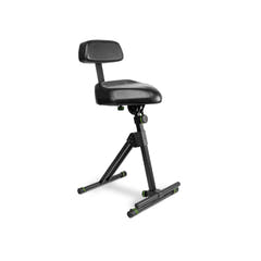 Gravity FM SEAT1 BR - Höhenverstellbarer Hocker mit Fuß- und Rückenlehne