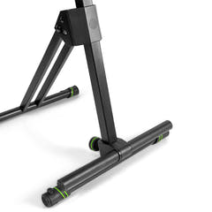 Gravity FM SEAT1 BR - Höhenverstellbarer Hocker mit Fuß- und Rückenlehne