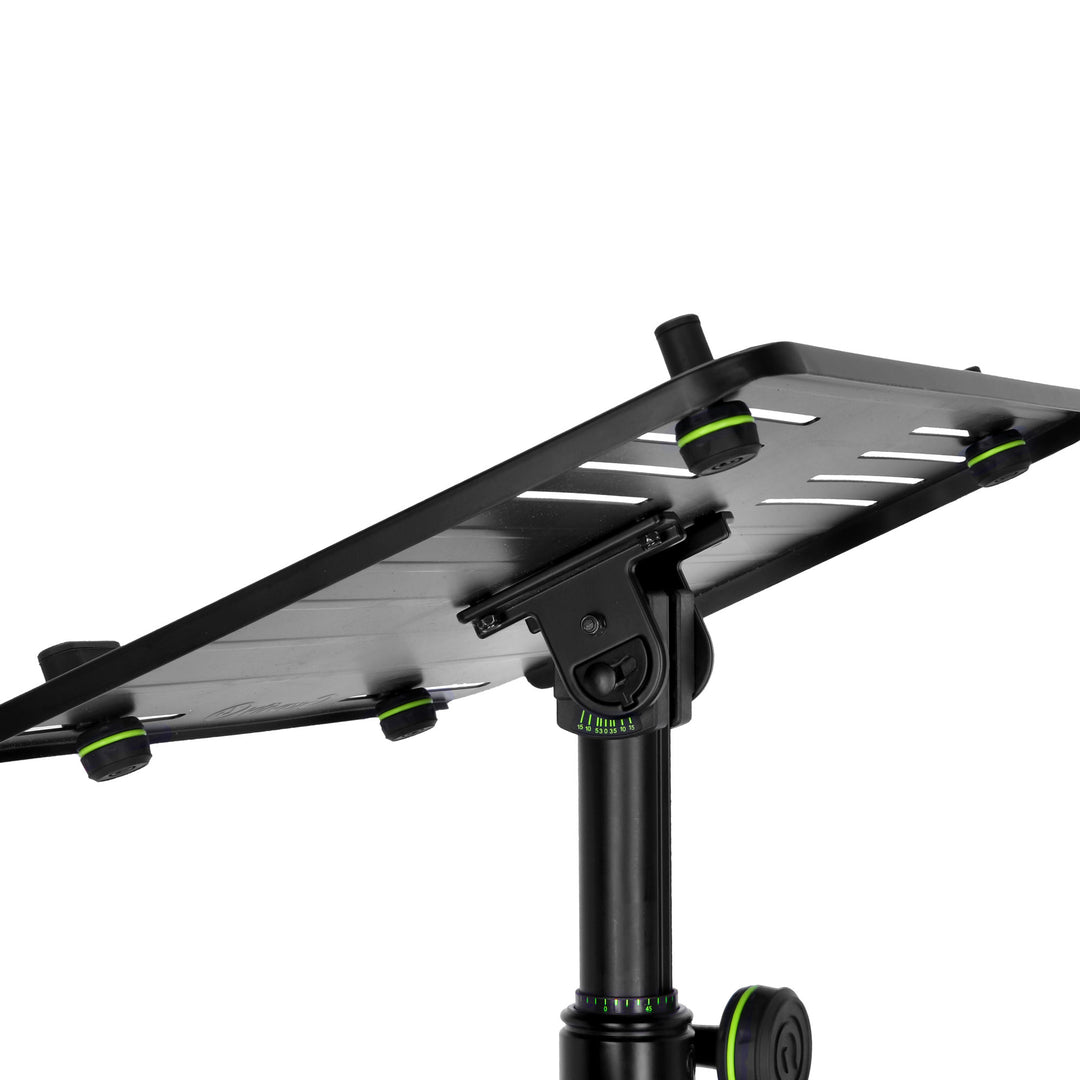 Gravity FT 01 LT T B – Flexible Laptopablage für DJ-Tisch